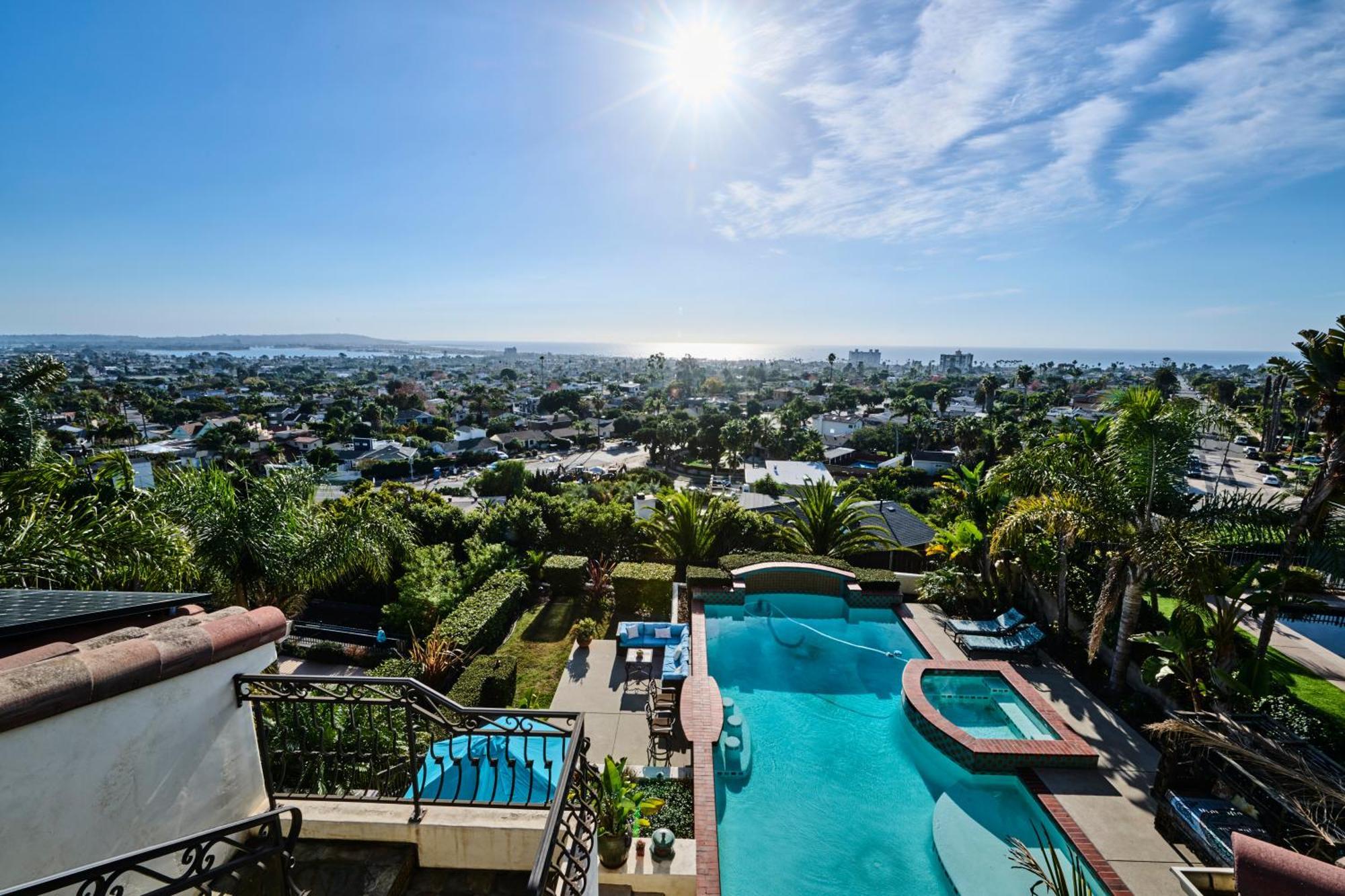 360 Degree Ocean & City Views With Pool, Spa, Close To The Beach! Pets Ok ซานดิเอโก ภายนอก รูปภาพ